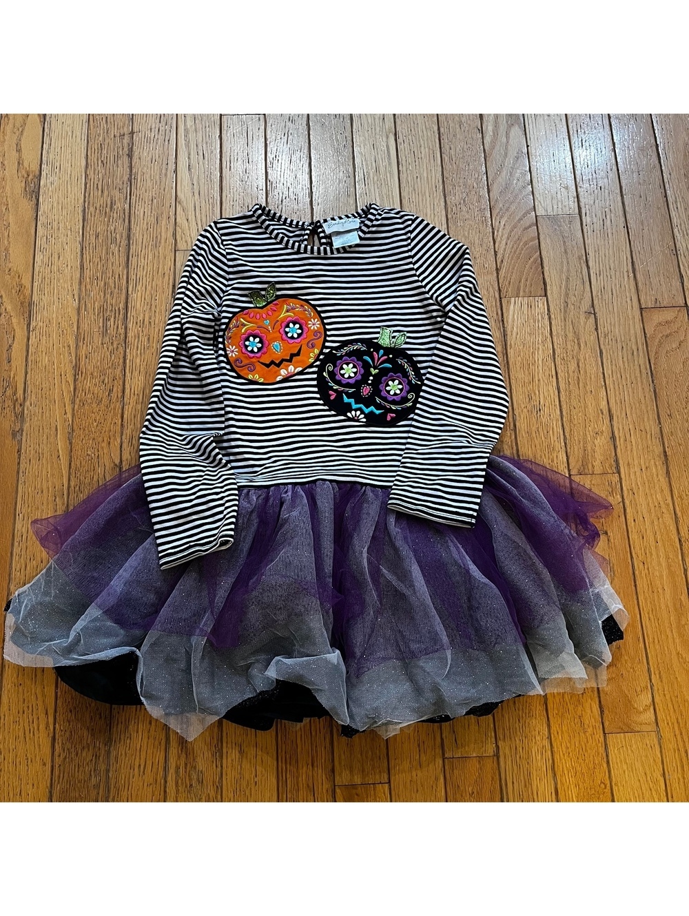 Emily Rose Girls' Halloween Pumpkin Tutu Dress Size 8